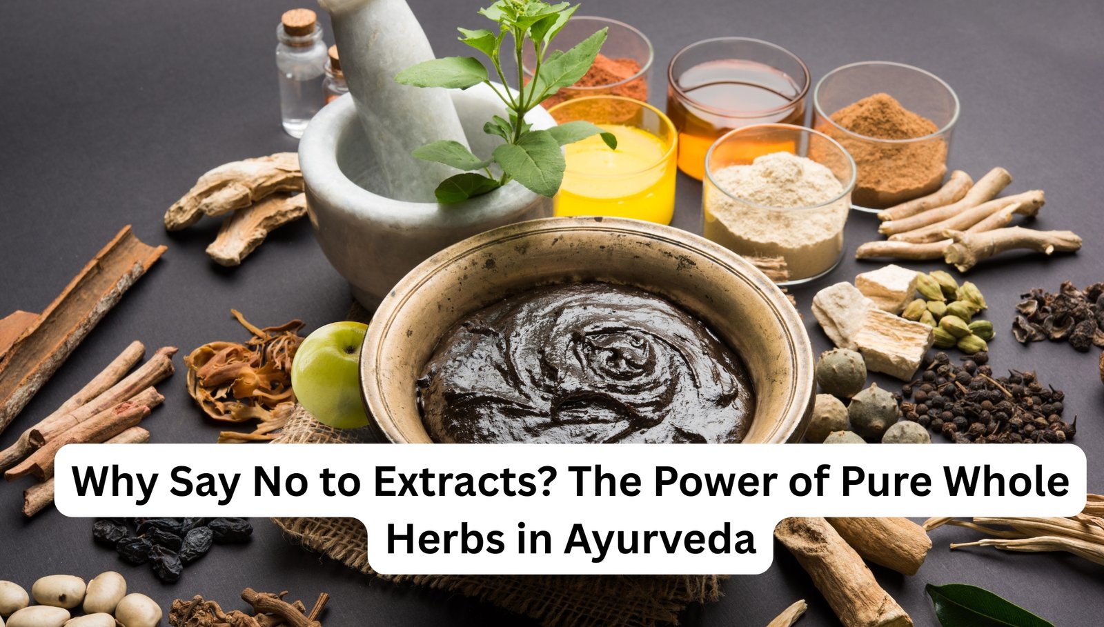 Why Say No to Extracts? The Power of Pure Whole Herbs in Ayurveda